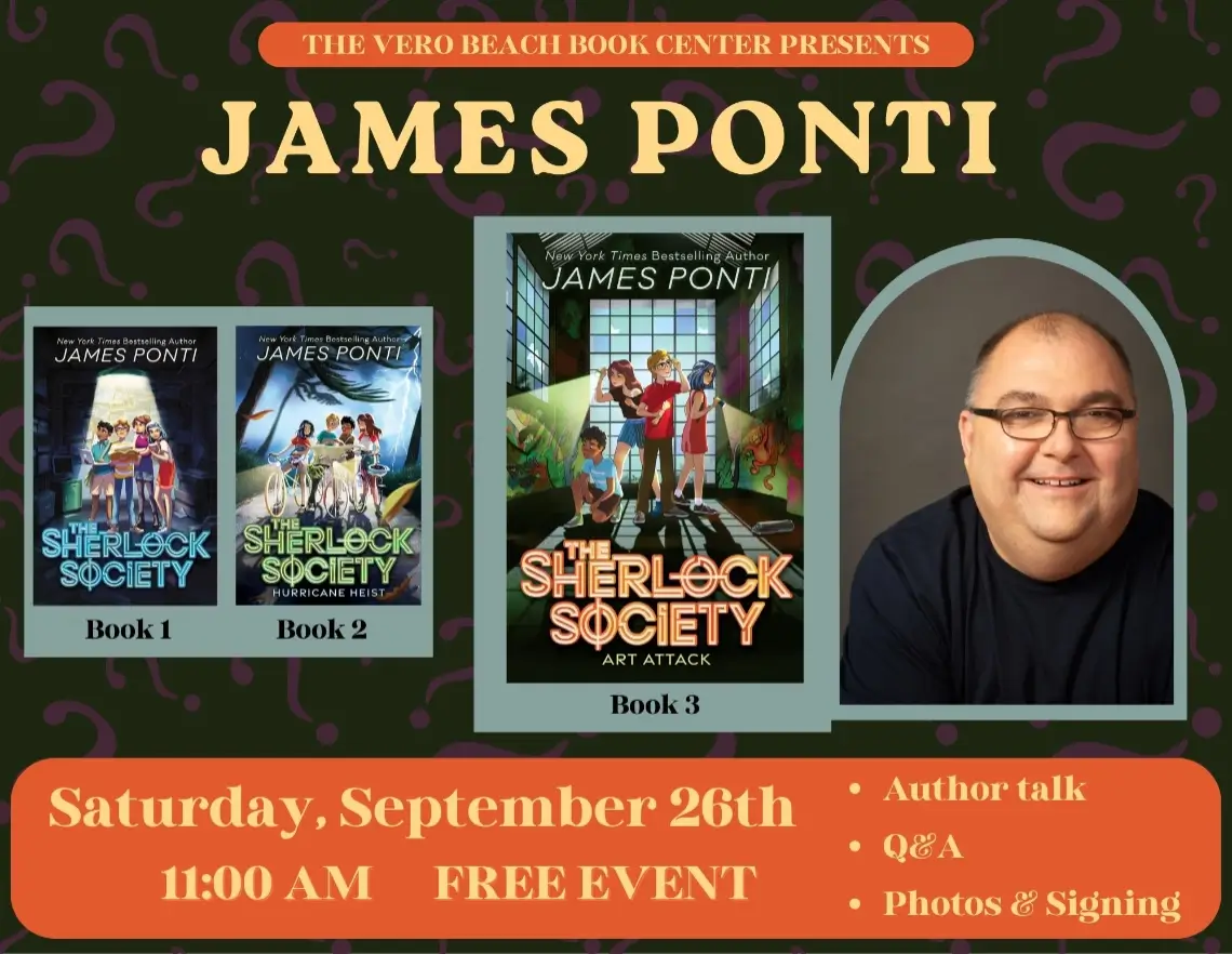 James Ponti presenting The Sherlock Society