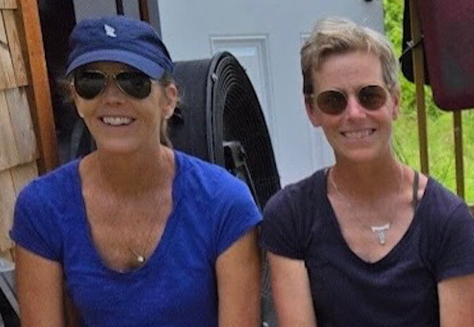 Julie Hofmeister and Kate Brown